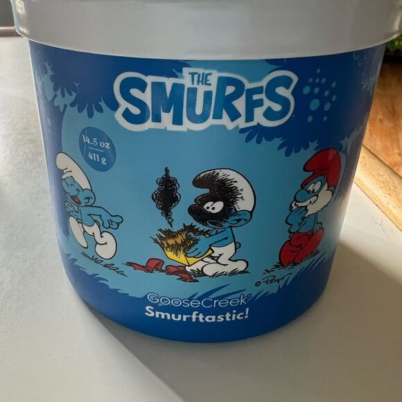 Goose Creek The Smurfs 3 Wick Candle Smurftastic 14.5 Oz - Picture 1 of 8